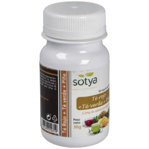 Sotya Té Rojo + Té Verde + Piña 500Mg 60Cáps