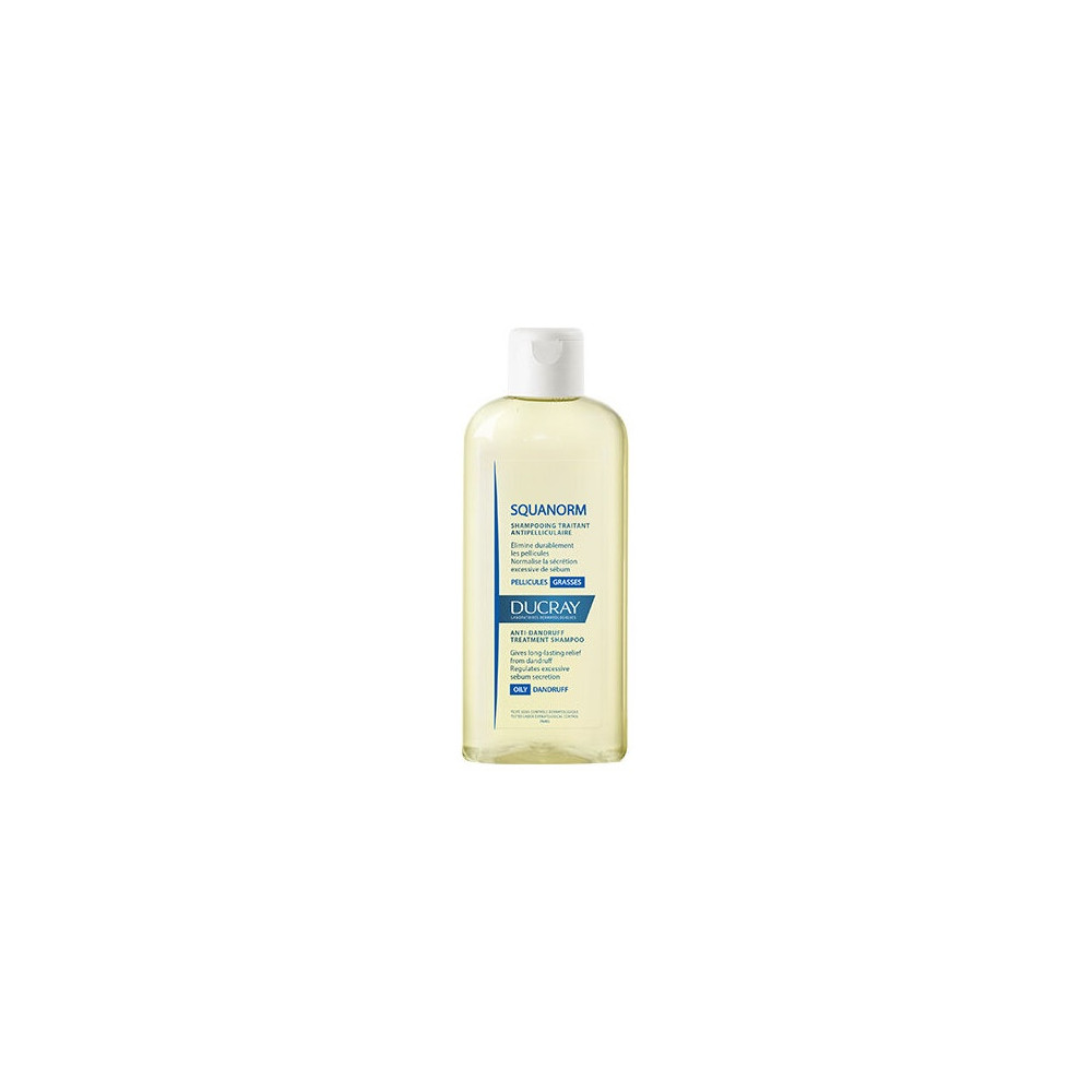 Ducray Squanorm Champú Tratante Anticaspa Caspa Grasa 200Ml