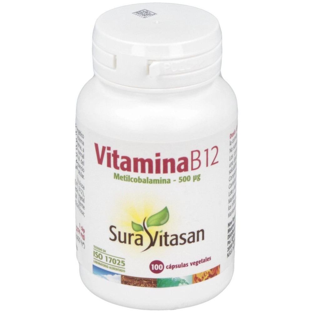 Vitamina B12 (Metilcobalamina) 500Mcg. 100Cap.