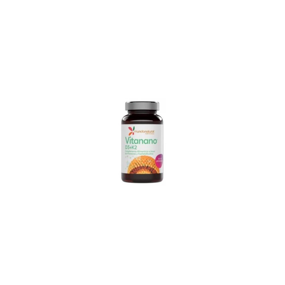 Mundonatural Vitanano D3 + K2 Liposomado 30Caps