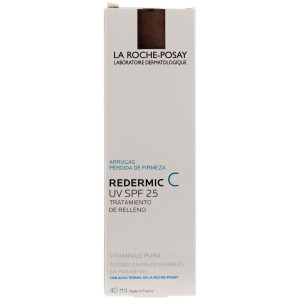 La Roche-Posay Redermic C Uv Spf 25 Tratamiento De Relleno Antiedad Piel Sensible, 40 Ml