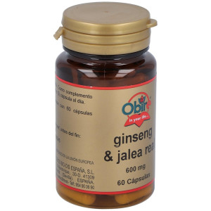 Obire Ginseng Y Jalea Real 600Mg 60Cáps