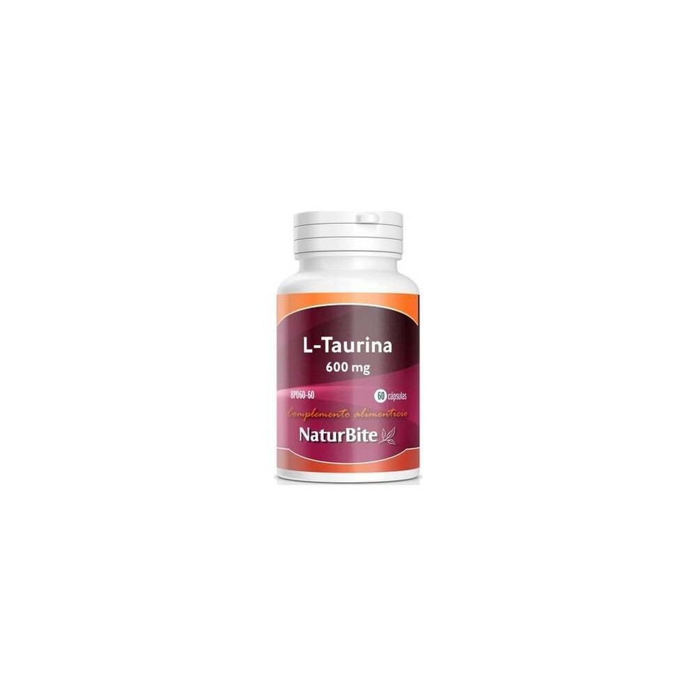 Naturbite L-Taurina 600Mg 60Caps