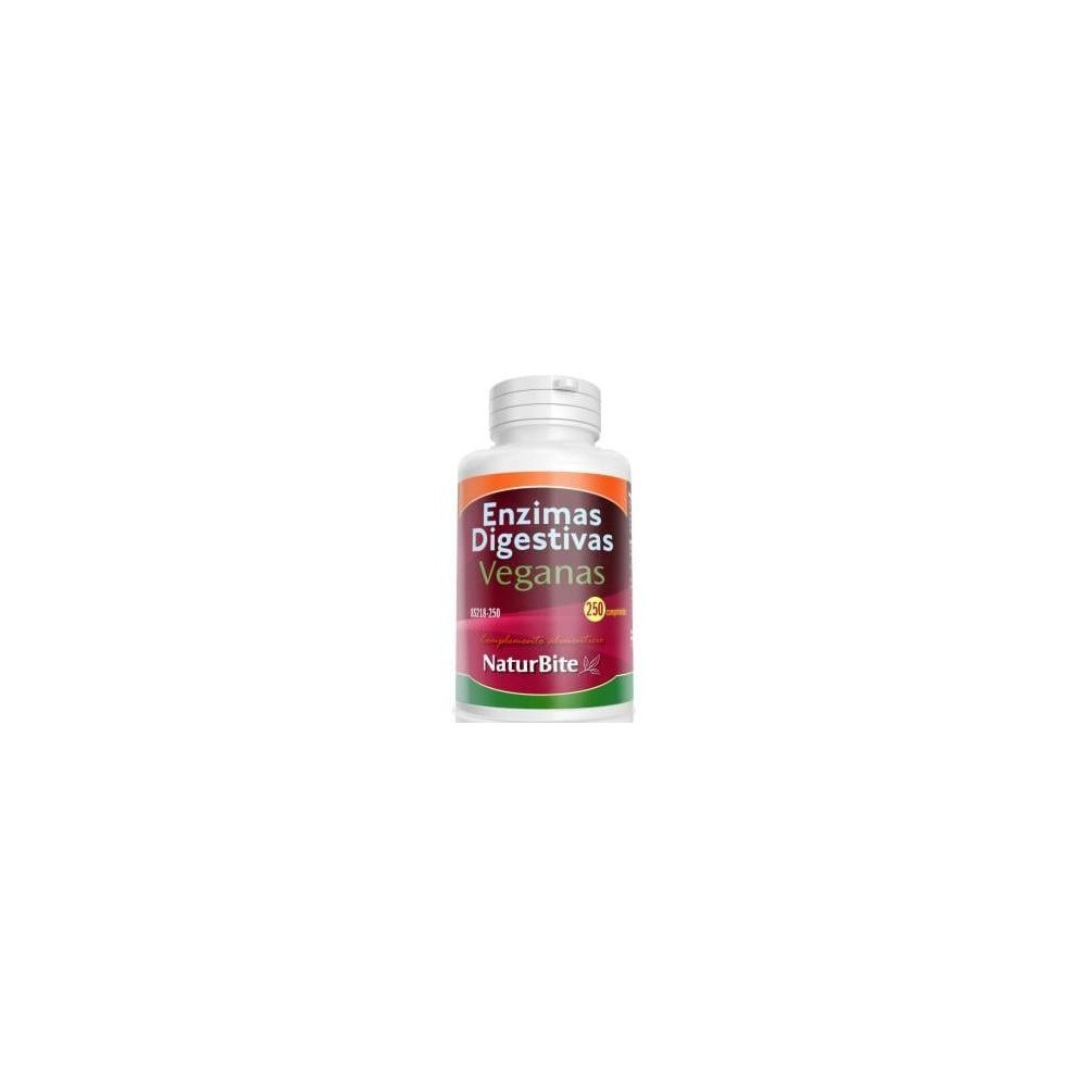 Naturbite Enzimas Digestivas Veganas 250Comp