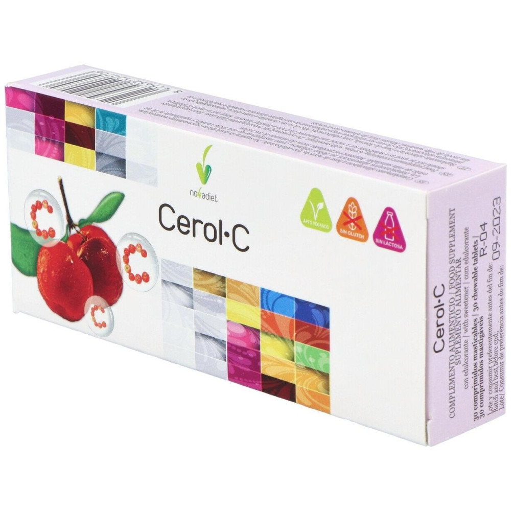 Novadiet Cerol-C (Vitamina-C) 30 Comprimidos Masticables