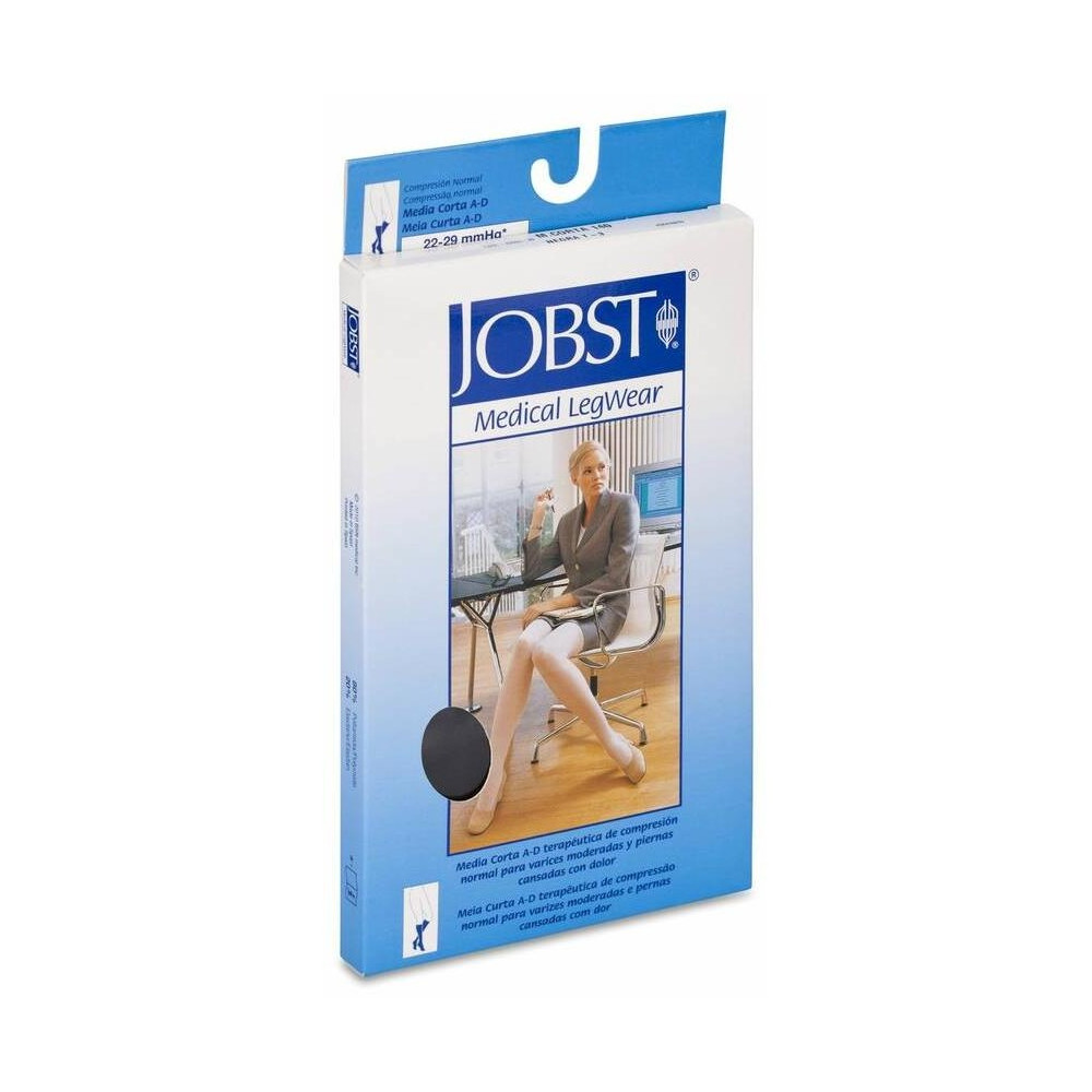 Jobst Media Corta 140 Negro Talla 6, 2 Unidades