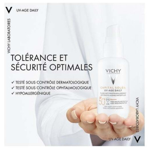 Vichy Capital Soleil Uv-Age Daily Fluido Solar Spf 50+, 40 Ml