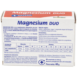 Boiron Magnesium Duo, 80 Comprimidos