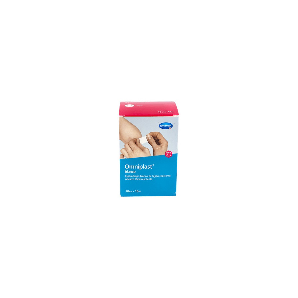 Hartmann Omniplast Esparadrapo De Tela Blanca 10 Cm X 10 M, 1 Ud