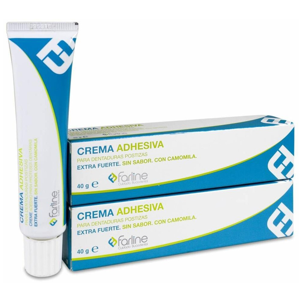 Duplo Farline Crema Adhesiva Para Dentaduras Postizas, 2 X 40 G