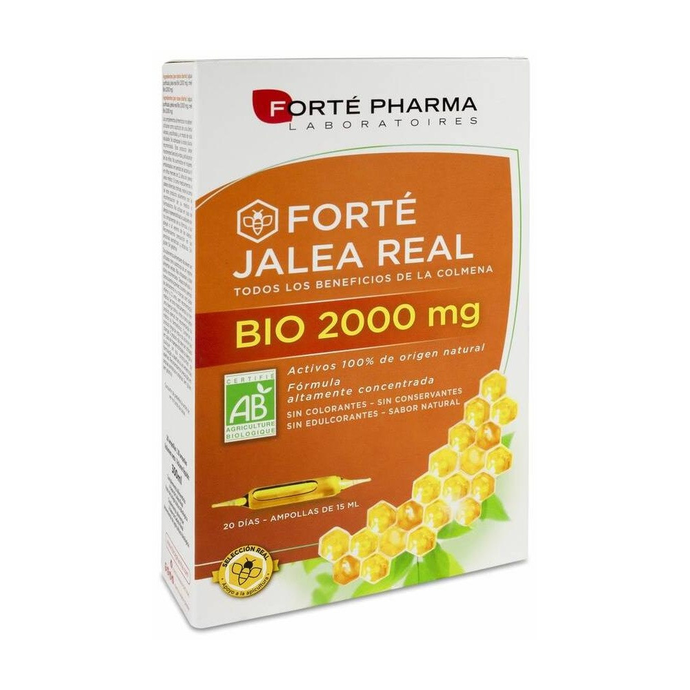 Forté Pharma Jalea Real 2000 Mg, 20 Ampollas, 20 Uds