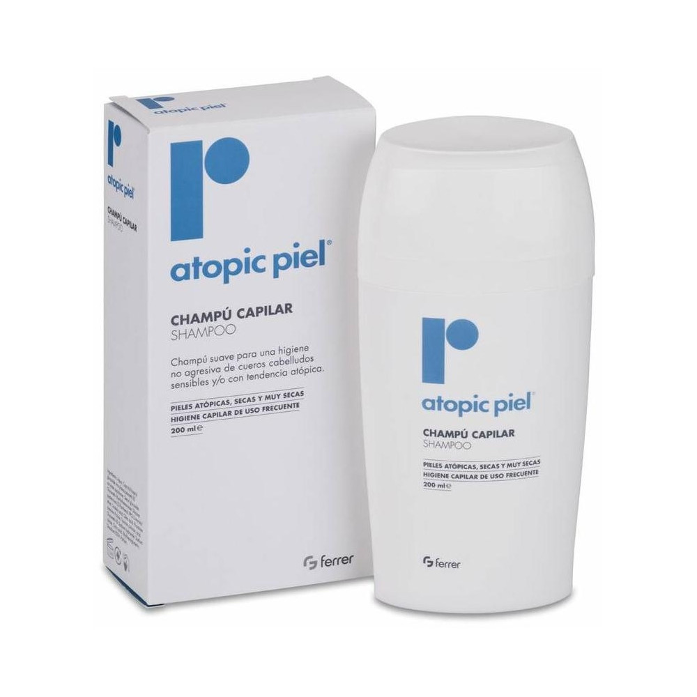 Repavar Atopic Piel Champú Capilar, 200 Ml