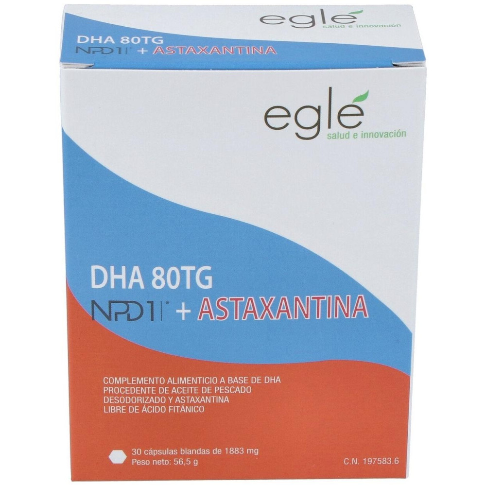 Eglé Npd1 Dha 80Tg Astaxantina 30 Perlas