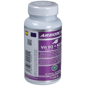 Airbiotic Vit D3 + K2 60Comp