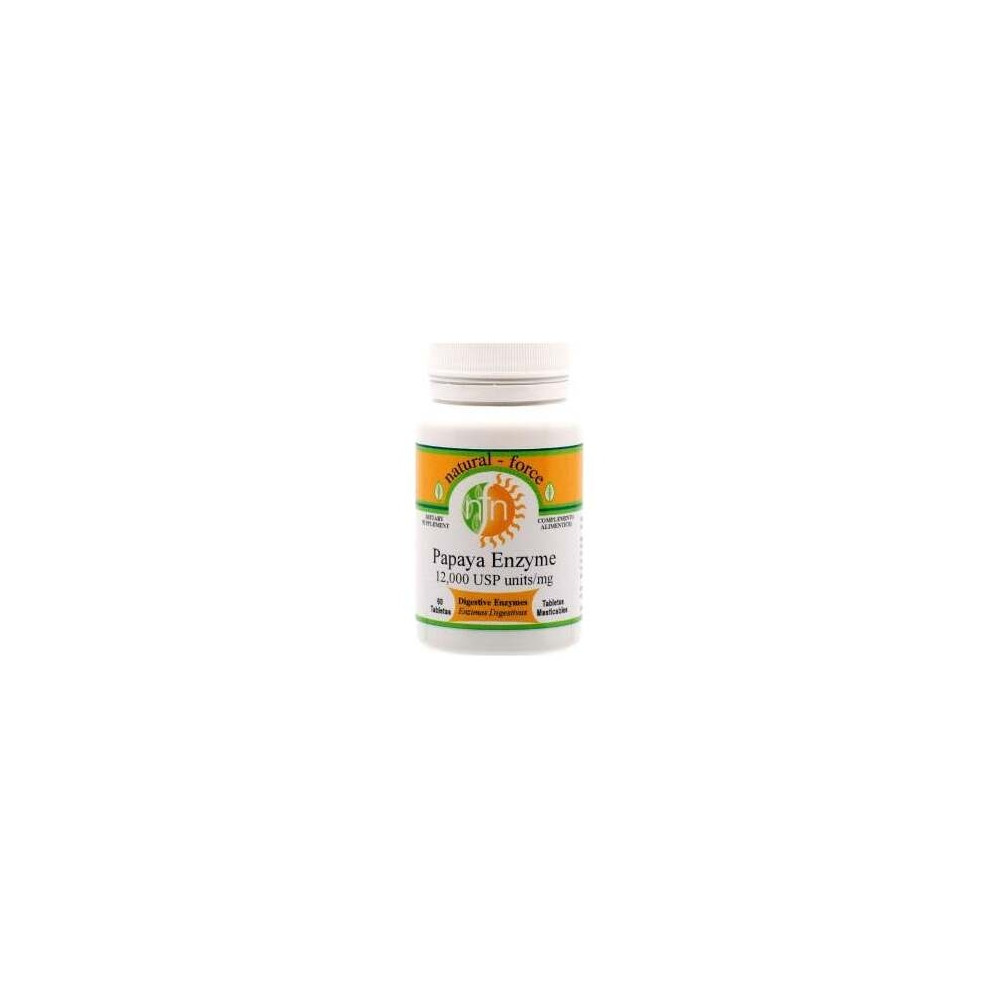 Natural Force Enzimas De Papaya 60Comp