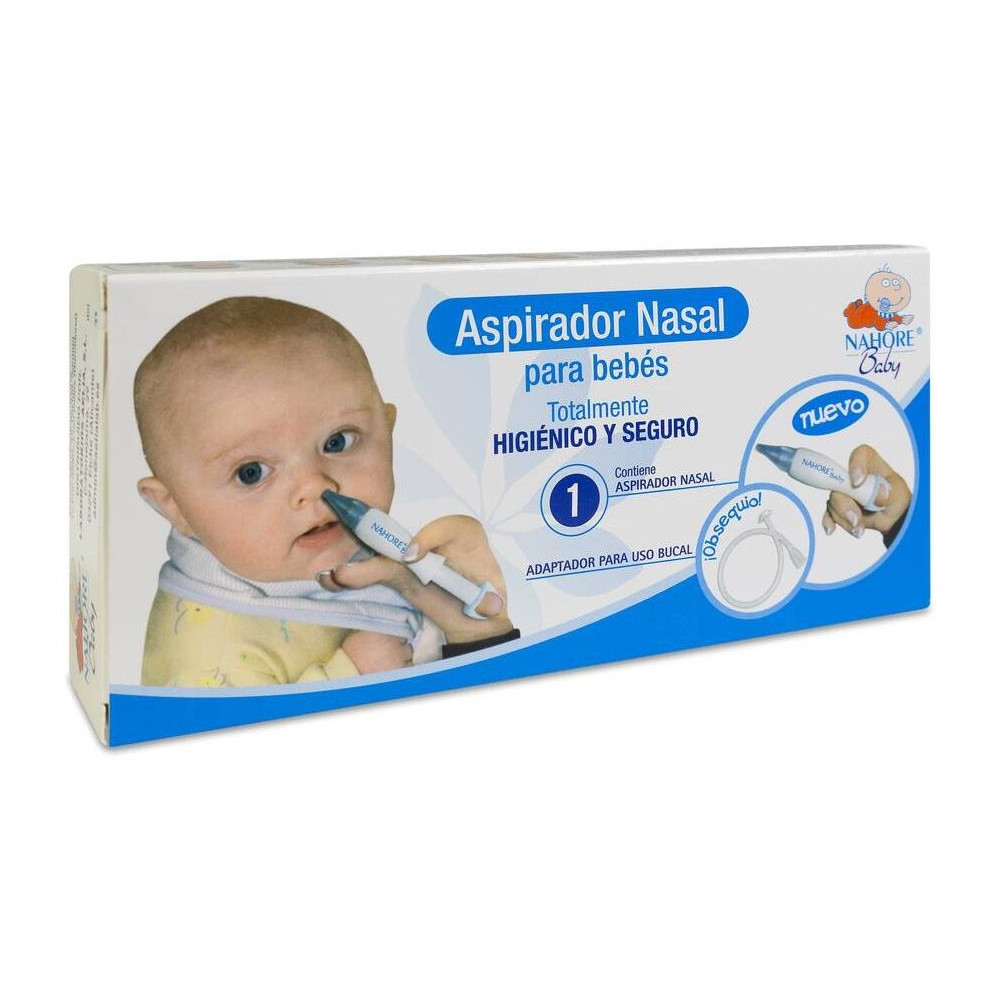 Nahore Baby Aspirador Nasal Doble Uso Manual Y Bucal 1Ud