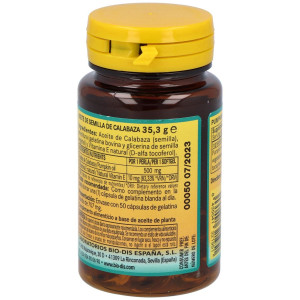Aceite De Semillas De Calabaza 500Mg. 50Perlas