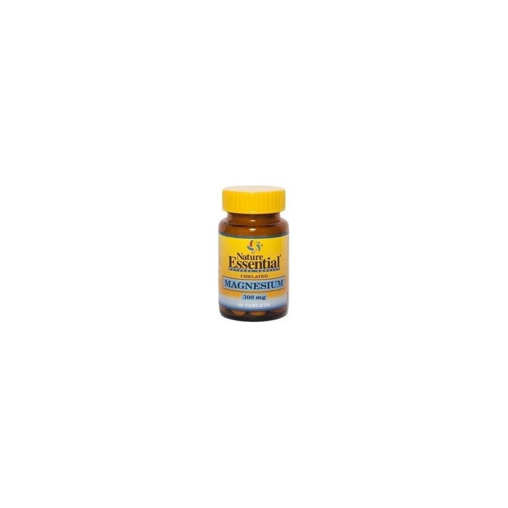 Nature Essential Magnesio 300 Mg.(Quelado) 50 Tabletas.