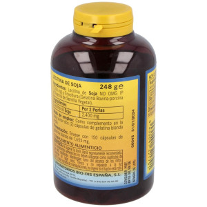 Nature Essential Lecitina Soja No Gmo Ip 1200Mg 150 Perlas