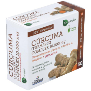Curcuma 10.000Mg. +Jengibre+Pimienta 60Cap.