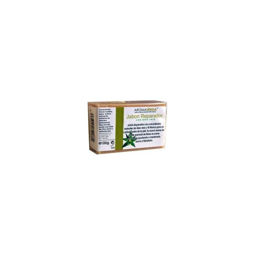 Aromasensia Jabón Reparador Con Aloe Vera 100 Gr