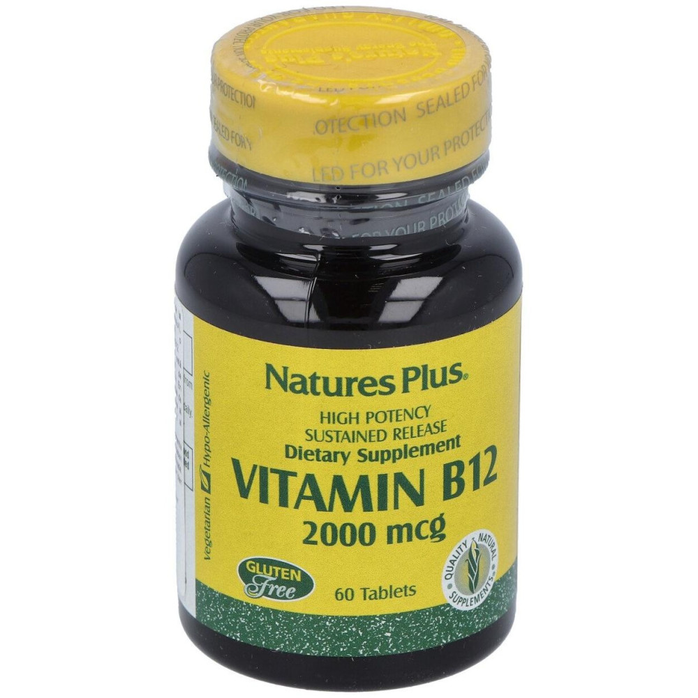 Nature'S Plus Vitamina B12 2000Mcg 60Comp