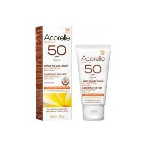 Crema Solar Facial Spf50 Acorelle 50 Ml