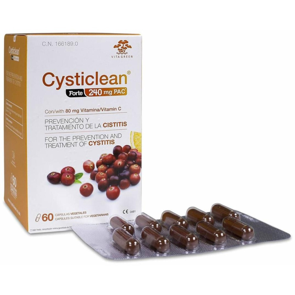 Cysticlean Forte Con Pac Y Vit C Y Arándano Rojo Cápsulas 60 U