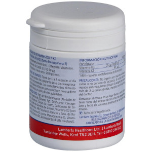 Lamberts Vitamina D3 1000 Ui Y K2 90 Μg 60Caps
