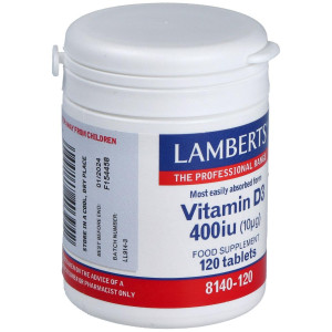Lamberts Vit D3 400 Iu 120 Comp