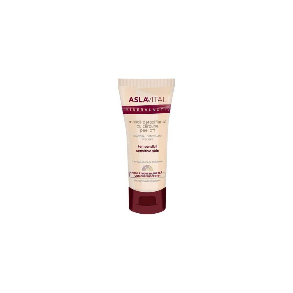Aslavital Mascarilla Detoxificante Con Carbon Activo 100Ml