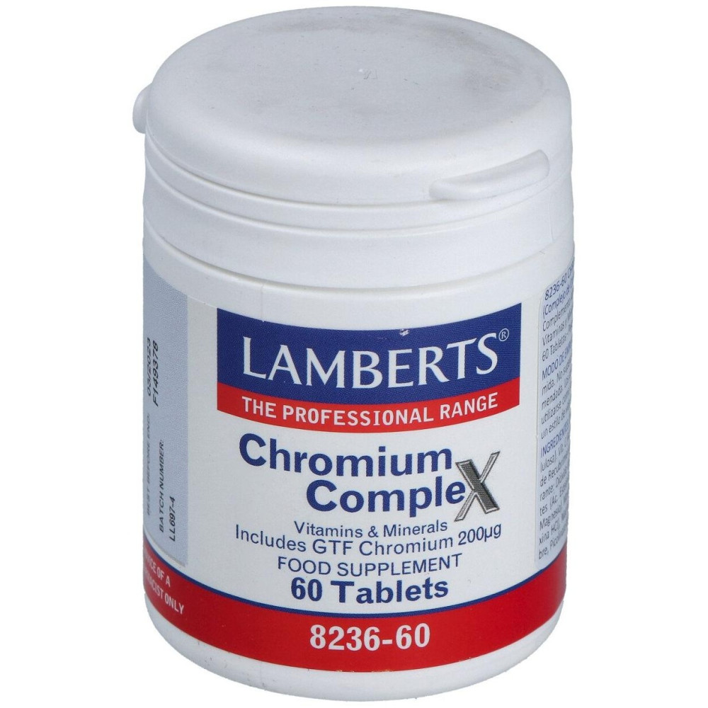 Lamberts Complejo De Cromo 60 Comprimidos