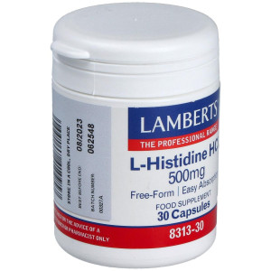 Lamberts L-Histidina Hci 500Mg 30Caps