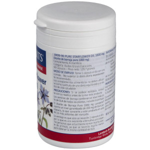 Aceite De Borraja Puro 1000Mg(High Gla215Mg)90Cap.