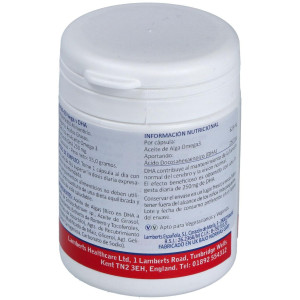 Lamberts Dha Vegano 60 Cápsulas De 250Mg