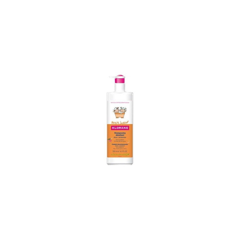 Klorane Petit Junior Champú Desenredante-Equilibrante, 500 Ml