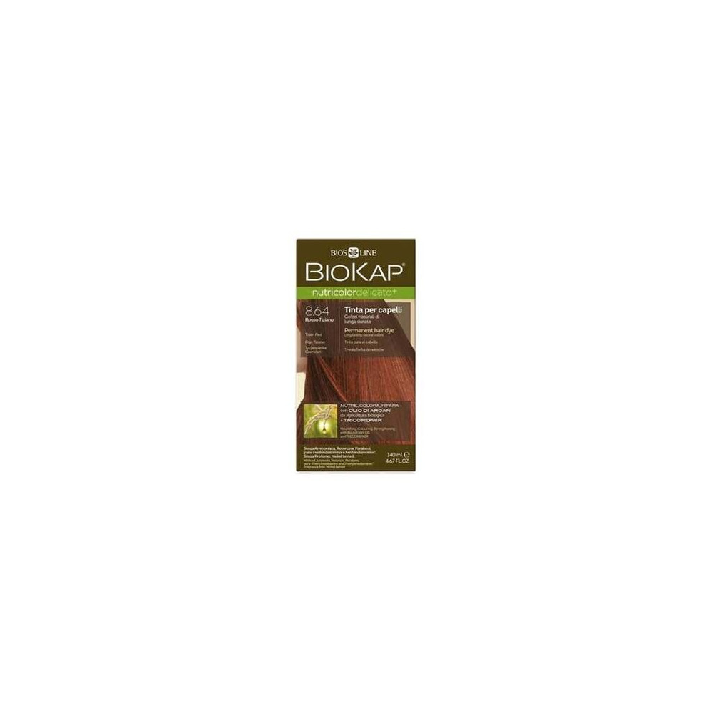 Biokap Tinte 8.65 Delicado Rojo Tiziano 140Ml