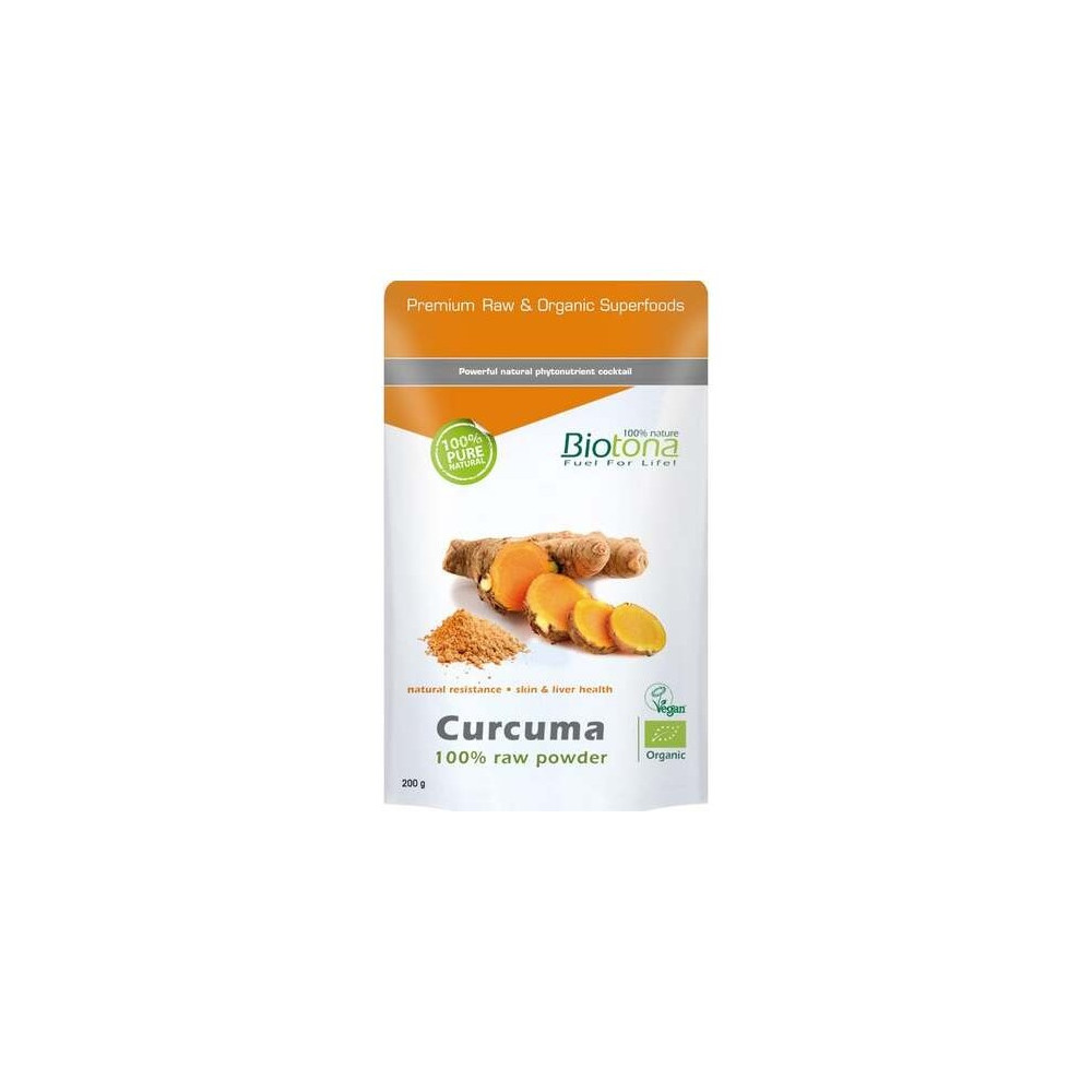 Biotona Curcuma Raw Powder Bio 200G