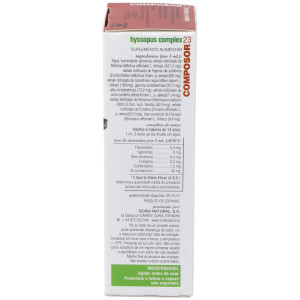 Soria Natural Composor 23 - Hyssopus Complex 50Ml