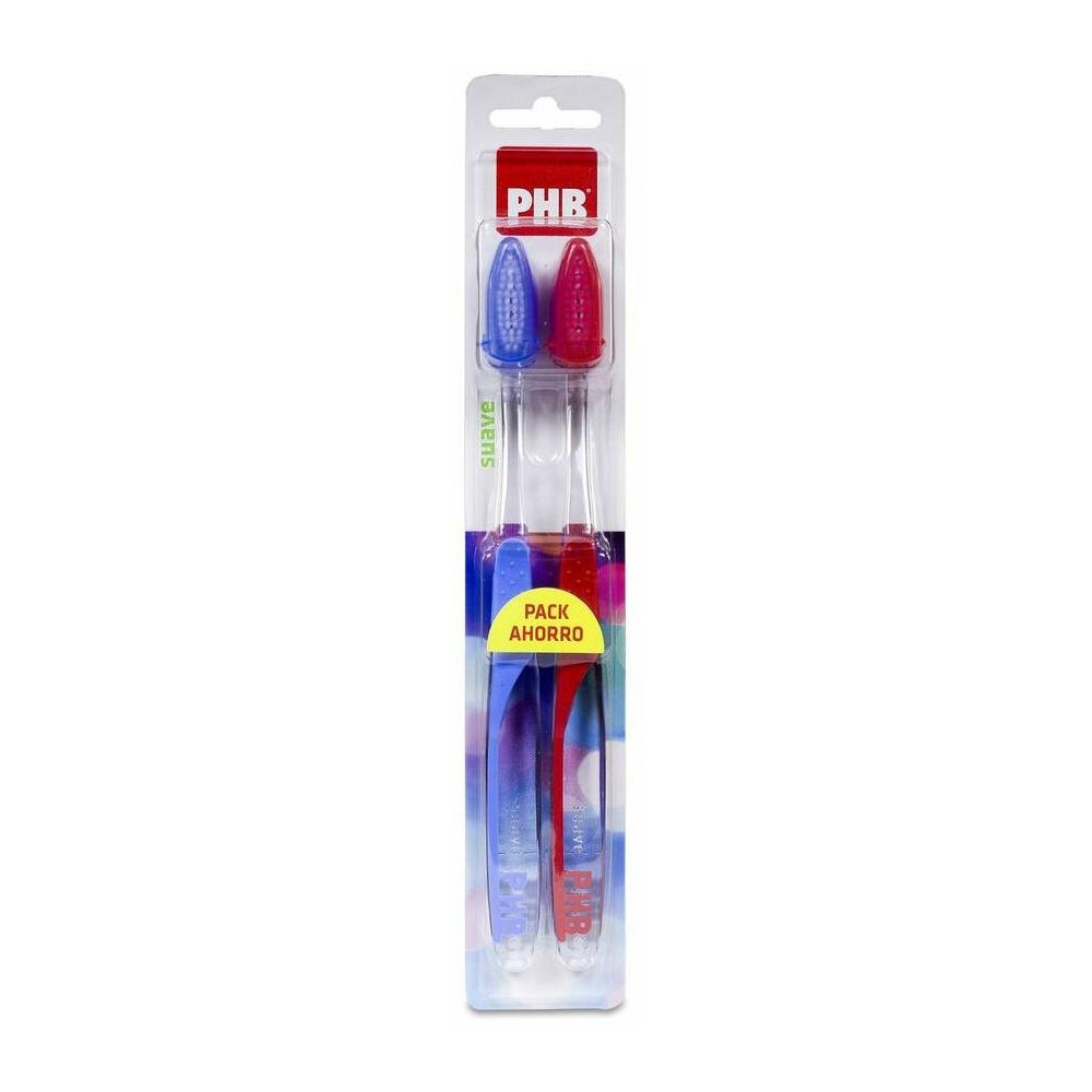 Phb Cepillo Dental Plus Suave Adulto Duplo