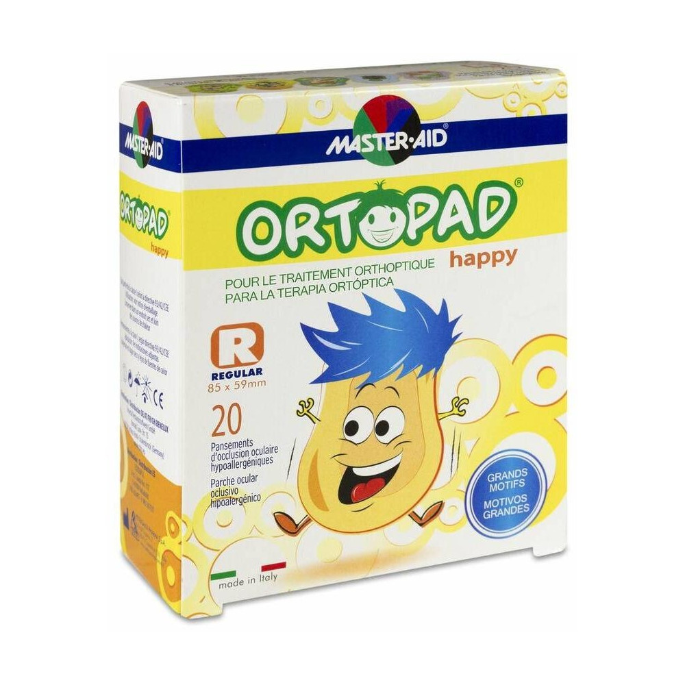 Ortopad® Happy Parche Ocular Regular 20Uds