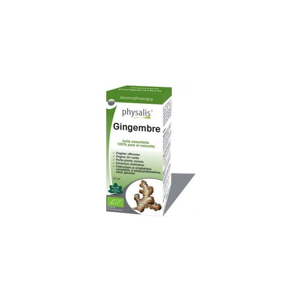 Physalis Aceite Esencial De Jengibre Bio 10Ml