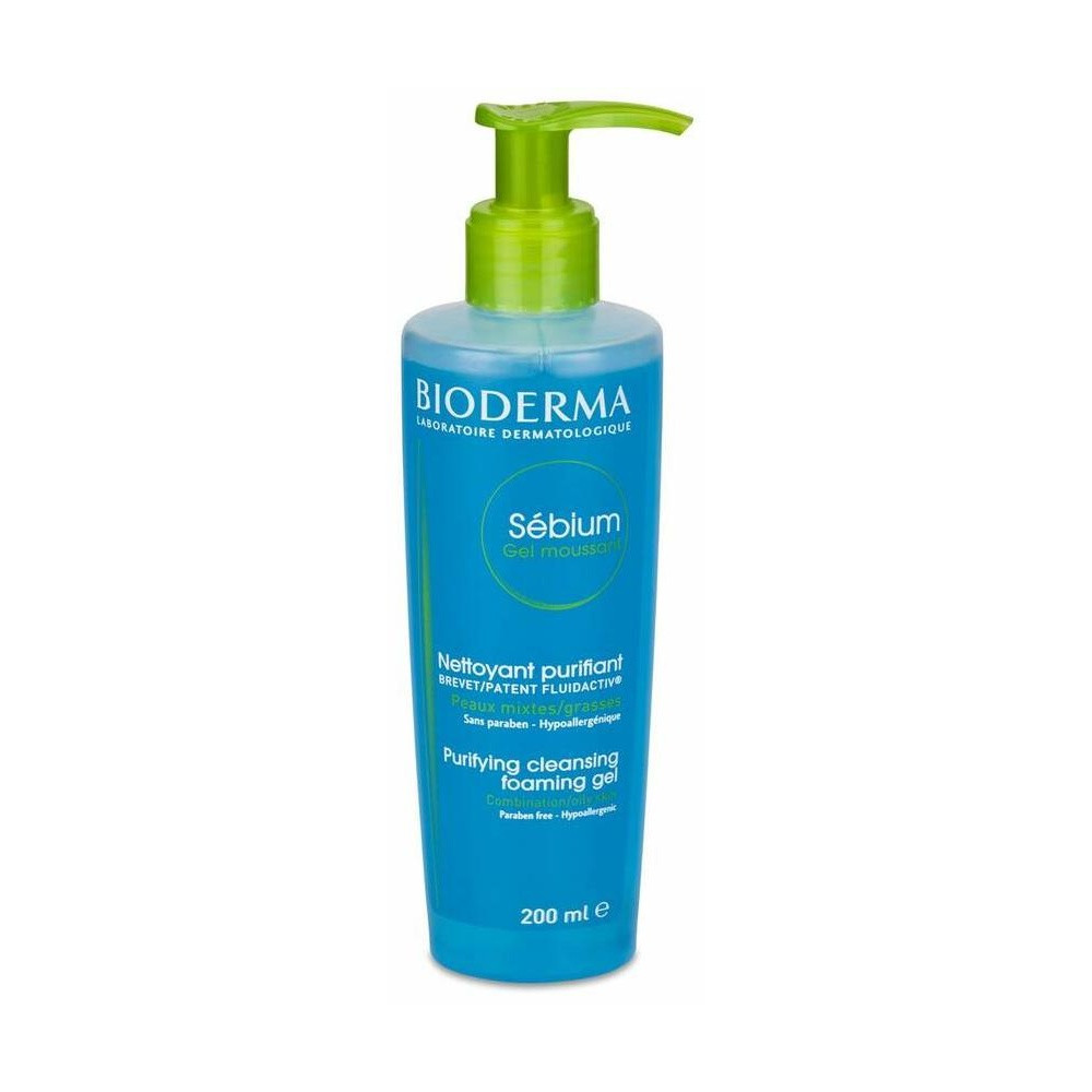 Bioderma Sebium Gel Moussant S/Detergente Disp. 200Ml