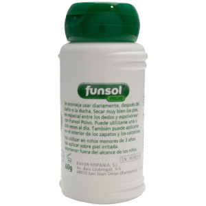 Funsol Desodorante En Polvo Pies 60G