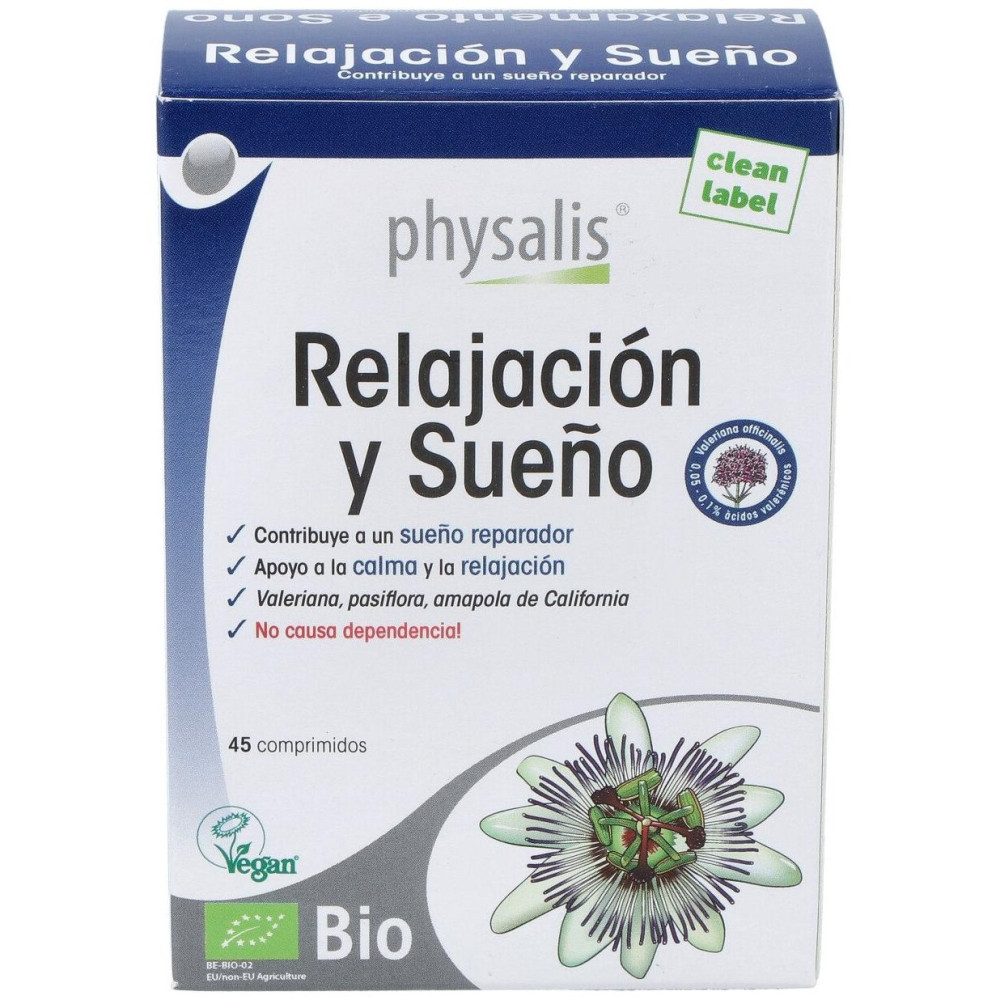 Physalis Relajación Y Sueño Bio 45 Comprimidos