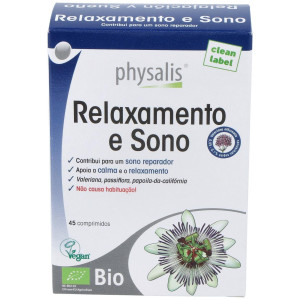Physalis Relajación Y Sueño Bio 45 Comprimidos