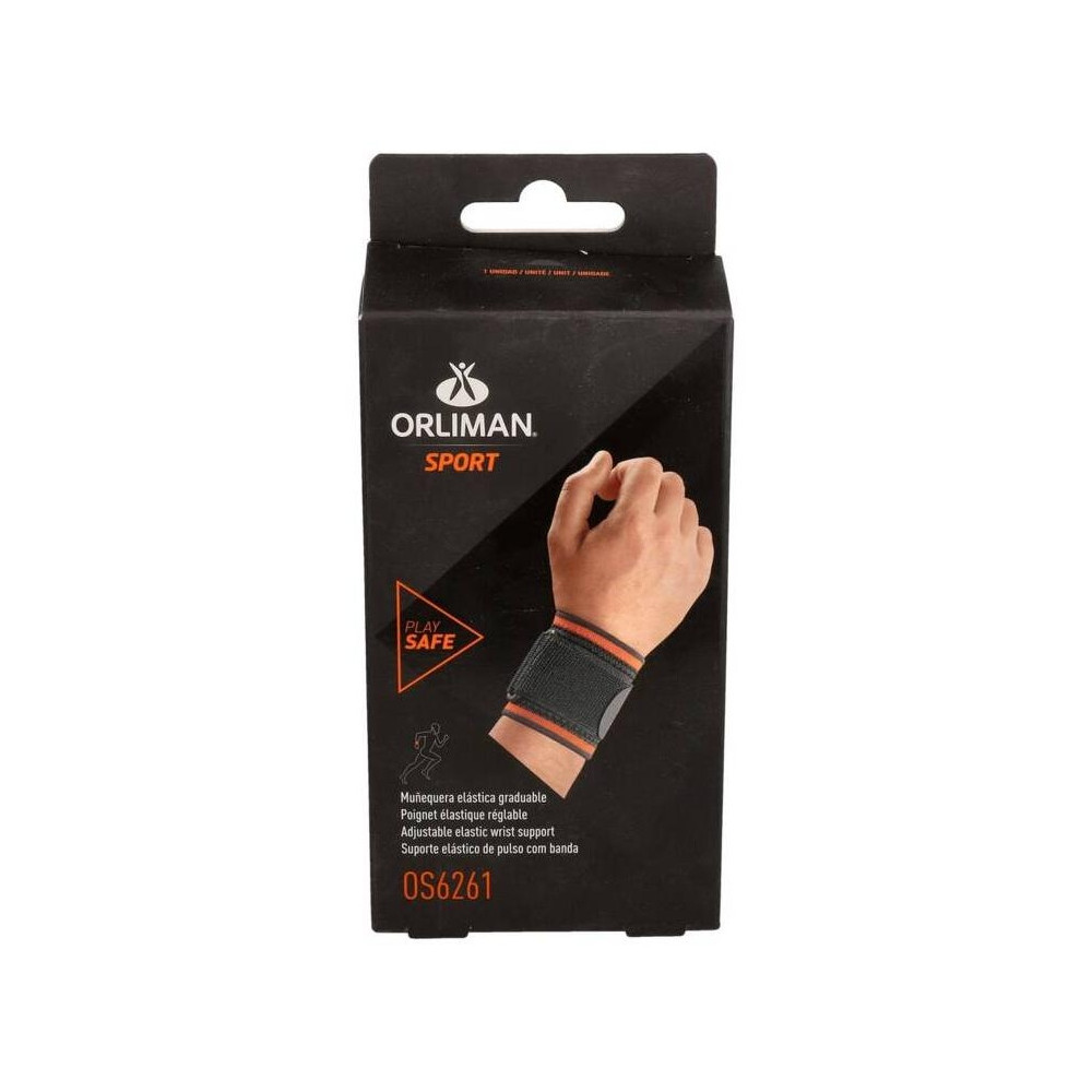 Orliman Sport Muñequera Elástica Os6261 Talla Única, 1 Unidad