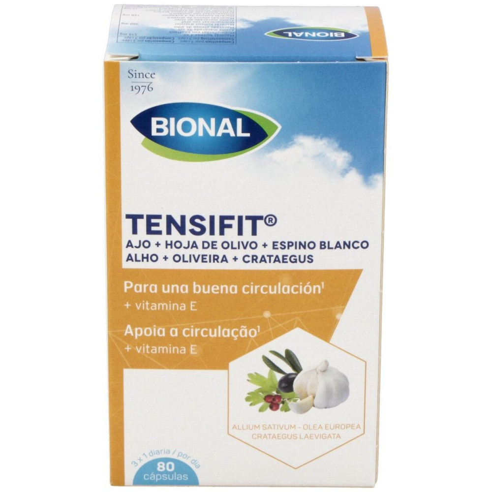 Tensifit Xtra (Ajo+Olivo+Espino Blanco) 80Cap.