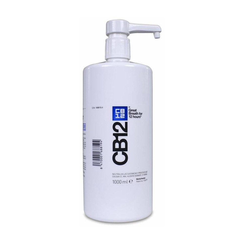 Cb12 Enjuague Bucal Buen Aliento 1000 Ml
