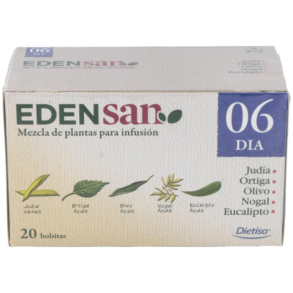 Edensan 06 Dia Filtro Infusiones 20Uds